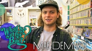 Mac DeMarco  Whats In My Bag [upl. by Klina]