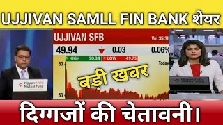 🔴Ujjivan small finance Bank share letest news  ujjivan small fin bank share Target tomorrow [upl. by Llennor]