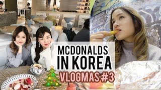 Korean Nail Salon  Mcdonalds in KOREA  Vlogmas Day 3 [upl. by Drofyar]