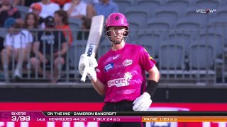 Jordan Silk 47 runs vs Perth Scorchers Qualifier  Perth Scorchers vs Sydney Sixers [upl. by Farley]