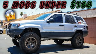 First 5 Mods You Must Do To Your Jeep WJ Grand Cherokee  Najar Offroad [upl. by Lodi697]