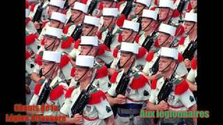 Aux Legionnaires  Chants de la Legion etrangere Songs of the French foreign legion [upl. by Ailb]