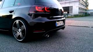 VW Golf 6  18 TFSI Exhaust BullX  Stage 2 [upl. by Stine]