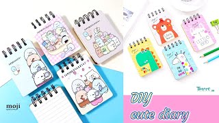 Diy spiral diary without spiral💖  cute diary making idea sifaamazingcraft [upl. by Haikezeh]