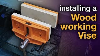 Installing a Woodworking Vise [upl. by Hutchinson]