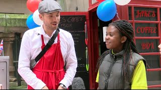 The smallest coffee shop in Great Britain [upl. by Kele]