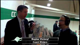 Coach Winters Interview [upl. by Ellatsyrc]