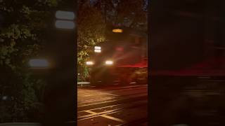 4910 speeds past HoHoKus at night 11424 njt 4910 metronorth train [upl. by Bovill173]