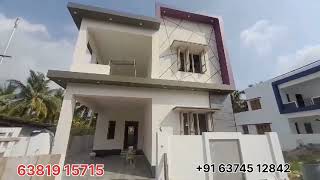 3 சென்டில் மூன்று பெட்ரூம் உடன் வீடு 3 cent house plan  26 lakhs house budgethouse land 30 Lak [upl. by Sirovart37]