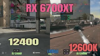 i5 12400f vs 12600k 6700xt in 2024 [upl. by Annuahsal]