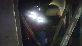 Working inside Ballast TankTrabaho ng Fitter sa Barko [upl. by Innoc]