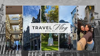 Travel Vlog  A Weekend in Brussels and Packing for PARIS [upl. by Aicirtam]