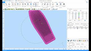 Tutorial How to apply a honeycomb structure in Materialise Magics [upl. by Heall]