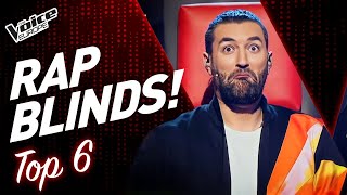 Most INSANE RAP and Hip Hop Blind Auditions on The Voice  TOP 6 [upl. by Seidel]