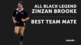 All Blacks v Lions  Zinzan Brooke Best Teammate [upl. by Humfried]