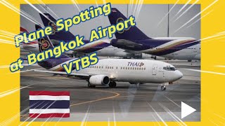 Plane spotting guide at Suvarnabhumi bangkok Thailand airport Takeoff and landing in the morning [upl. by Elizabeth]