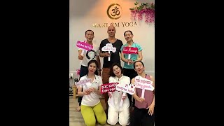 Yoga Stretch massage class Saigon  how is going [upl. by Cicely]