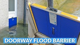 Incredible Doorway Flood Barrier [upl. by Ymmij]