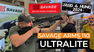 Jagd amp Hund 2024 Jens Tigges stellt die neue Savage Arms 110 Ultralite Repetierbüchse vor [upl. by Iteerp]