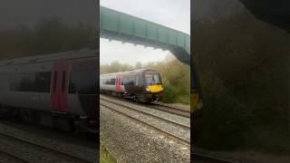 Train at Willington 211024 Part cancelled Turbostar running slow [upl. by Adnohsor]