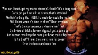 2Pac  Open Fire Lyrics [upl. by Hevak]