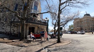 Downtown Georgetown Texas in 4k [upl. by Nahgaem14]