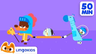 Five Senses Song  More Songs for Kids 🌈 Lingokids [upl. by Aliet]