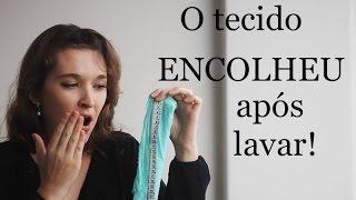 Tecidos que encolhem após lavar confira essa experiência [upl. by Airekal754]