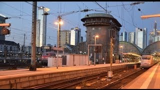 120 1466 on Tour Es dämmert in FrankfurtM Hbf am 29092013 [upl. by Ahsieka]