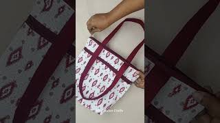 DIY Simple Tote Bag  My Handmade Bag Collections  Handbag sewing sewingbags tutorial [upl. by Kazim]