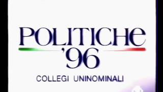 Politiche 96 1996 Presentazione liste partiti [upl. by Brinn]