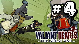 Valiant Hearts Walkthrough Part 4  Chapter 1 Ypres All Collectibles PS4 1080p [upl. by Alhahs115]