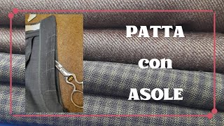 Patta con le asole per un pantalone super elegante [upl. by Cupo46]