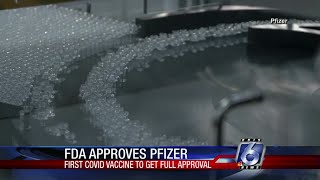 FDA grants full approval to Pfizers COVID19 vaccine [upl. by Harelda]