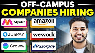 OFF Campus SDE Jobs amp Internships  Hiring  2026 2025 2024 2023 2022 Batch  Kushal Vijay [upl. by Race153]