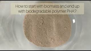 How to make the biodegradable polymer PHA [upl. by Htebezile]