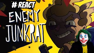 REAGINDO A ENEMY JUNKRAT OVERWATCH ANIMATION DOPATWO [upl. by Ralli]