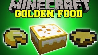 Minecraft MORE GOLDEN FOOD NEW GOLDEN amp ENCHANTED FOOD Mod Showcase [upl. by Felty]