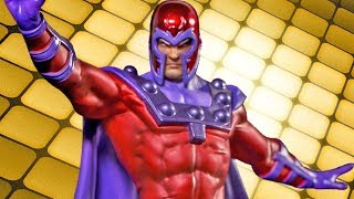 UNBOXING O Poderoso Magneto dos Quadrinhos Estatueta Marvel  Iron Studios [upl. by Proctor]