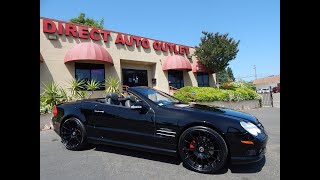 2003 Mercedes Benz SL500 overviewwalk around video review [upl. by Itnahs]