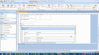 Creating a main Form and sub Form using the Form Wizard in Microsoft Access [upl. by Lihcox]