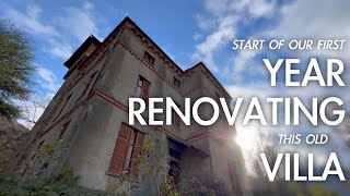 RENOVATION Timelapse Summary 4 The Start Of Our First Year Renovating an Abandoned House in Italy [upl. by Cerf]