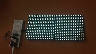 Matriz Panel 256 Leds Rgb Ws2812b 16x16 Ip30 Flexible Esp32 [upl. by Ainola]