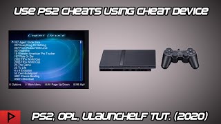 Cheat Device  How To Use Cheats For OPL PS2 Games Tutorial 2020 [upl. by Eaver]