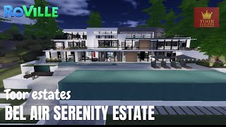 Roville House Codes Exploring Bel Air Serenity Estate on Virtual Tour🏡  Toor estates  Roblox [upl. by Bess]