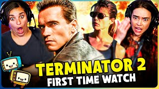 TERMINATOR 2 JUDGMENT DAY Movie Reaction  Arnold Schwarzenegger  Linda Hamilton  James Cameron [upl. by Newcomer]