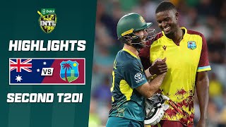 Australia v West Indies 202324  Second T20I [upl. by Larimer]