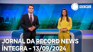 Jornal da Record News  13092024 [upl. by Aizitel]