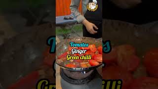 Bwst chicken karahi food pakfoodstreet pakistanifood chickenkarahi [upl. by Sacul]