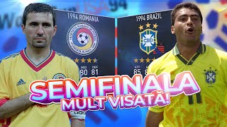 România  Brazilia semifinala mult visată din 94 🔥 Experiment FIFA 22 [upl. by Tadd]